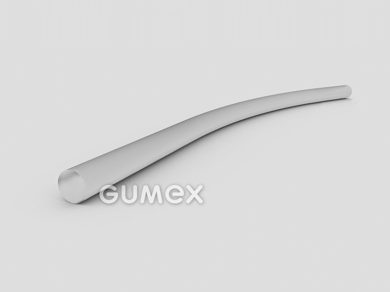 Rundes Silikonprofil, 1mm, 60°ShA, -60°C/+230°C, transparent, 
